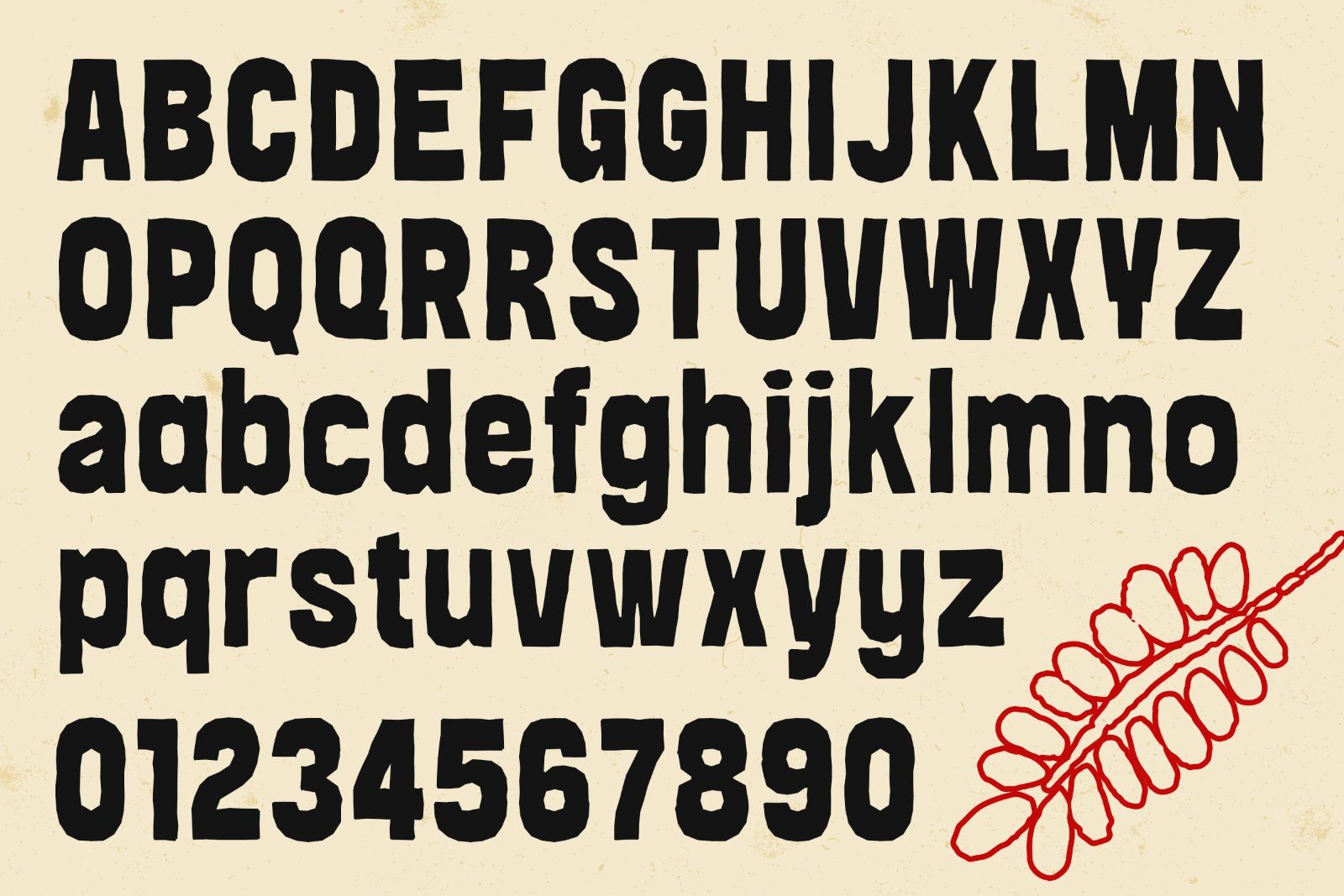 Rougho Font - Rough Distressed — image 9
