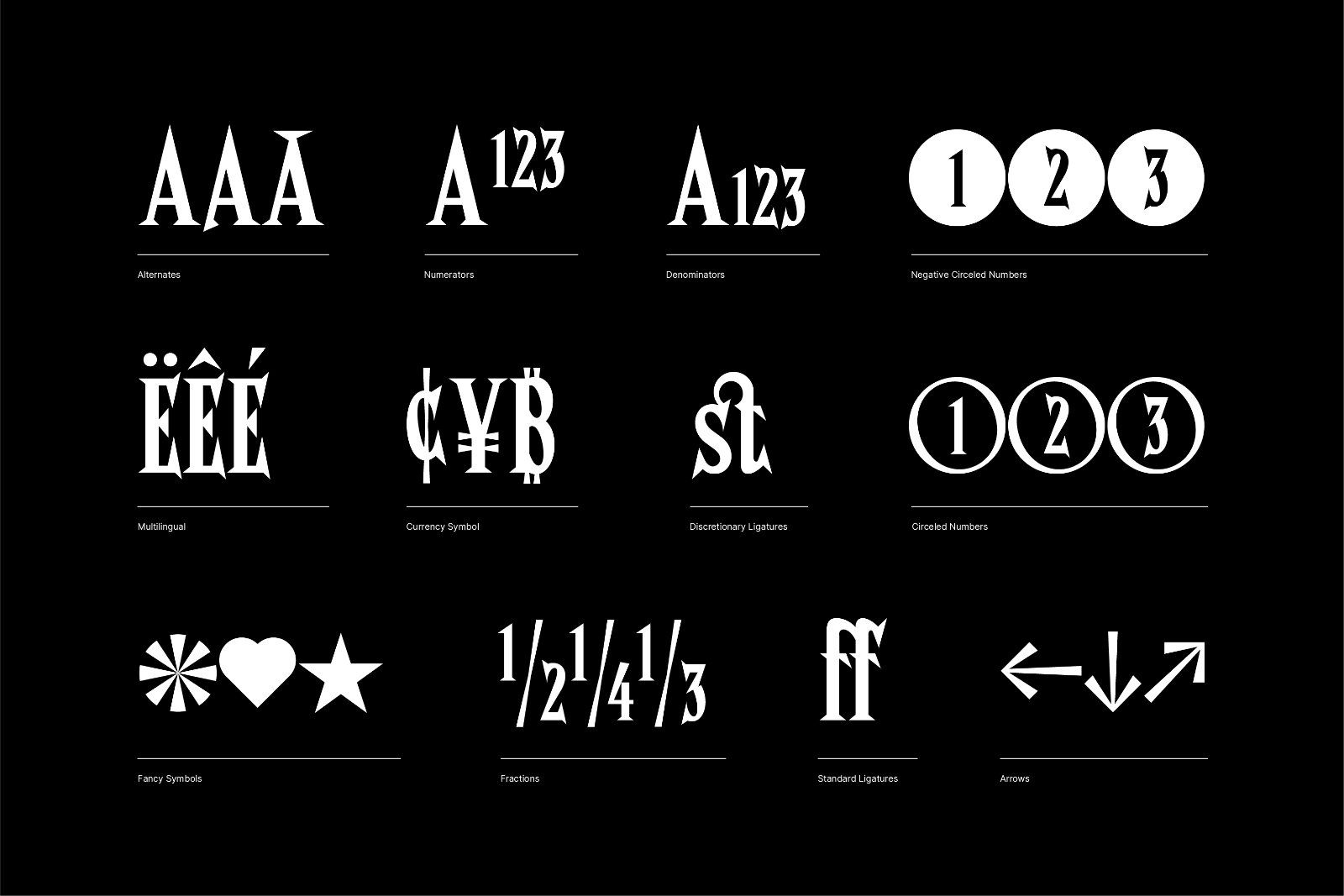 AO Celestial -  Stylish Display Font — image 3