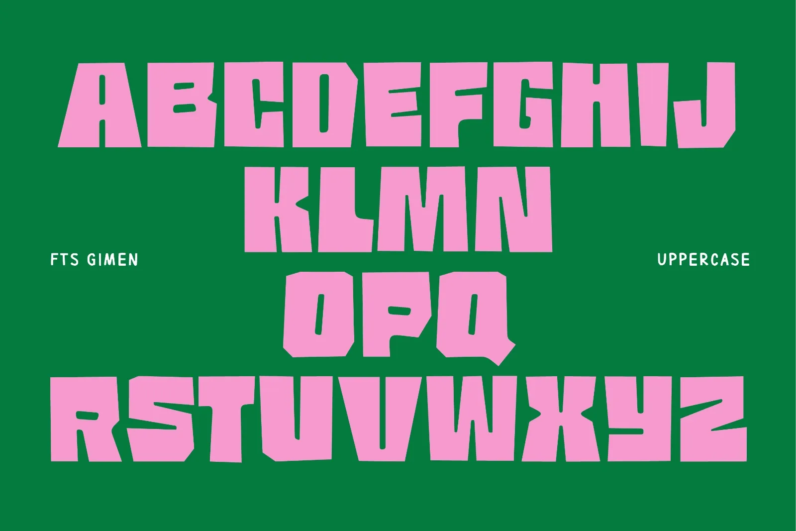 FTS Gimen - Bold Chunky Display Typeface — image 4