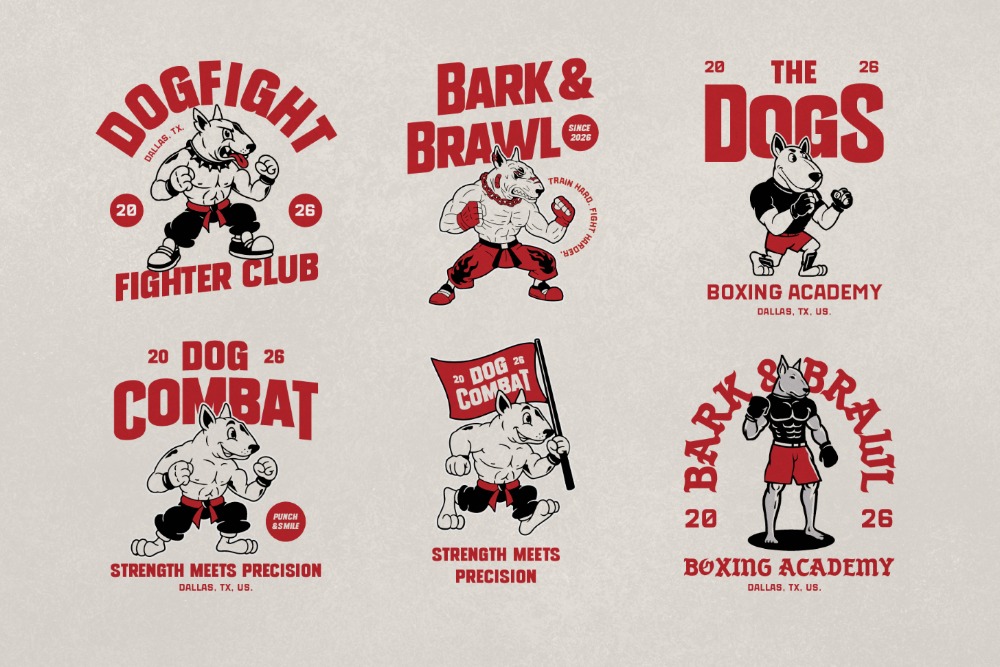Fighter Dog Mascot — image 3