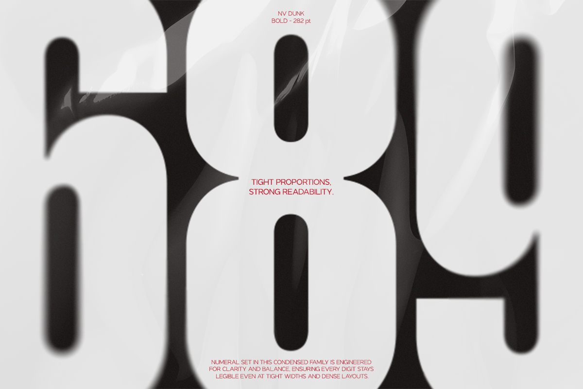 NV Dunk – Condensed Sans Serif Family — image 4