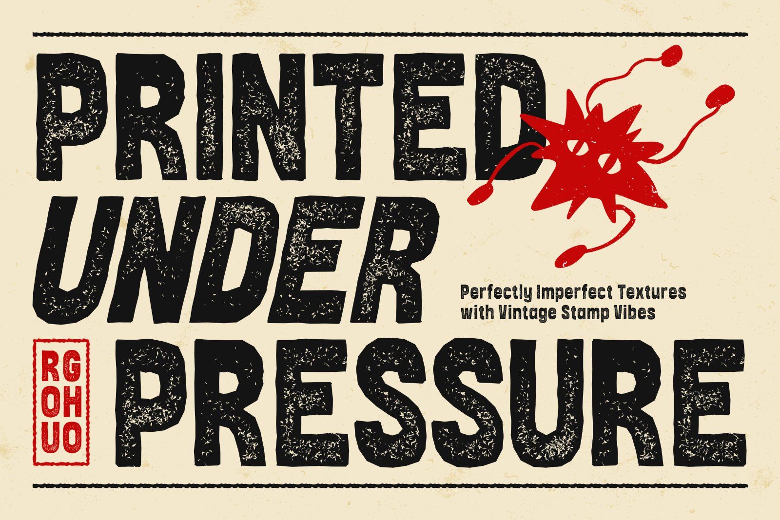 Rougho Font - Rough Distressed — image 8