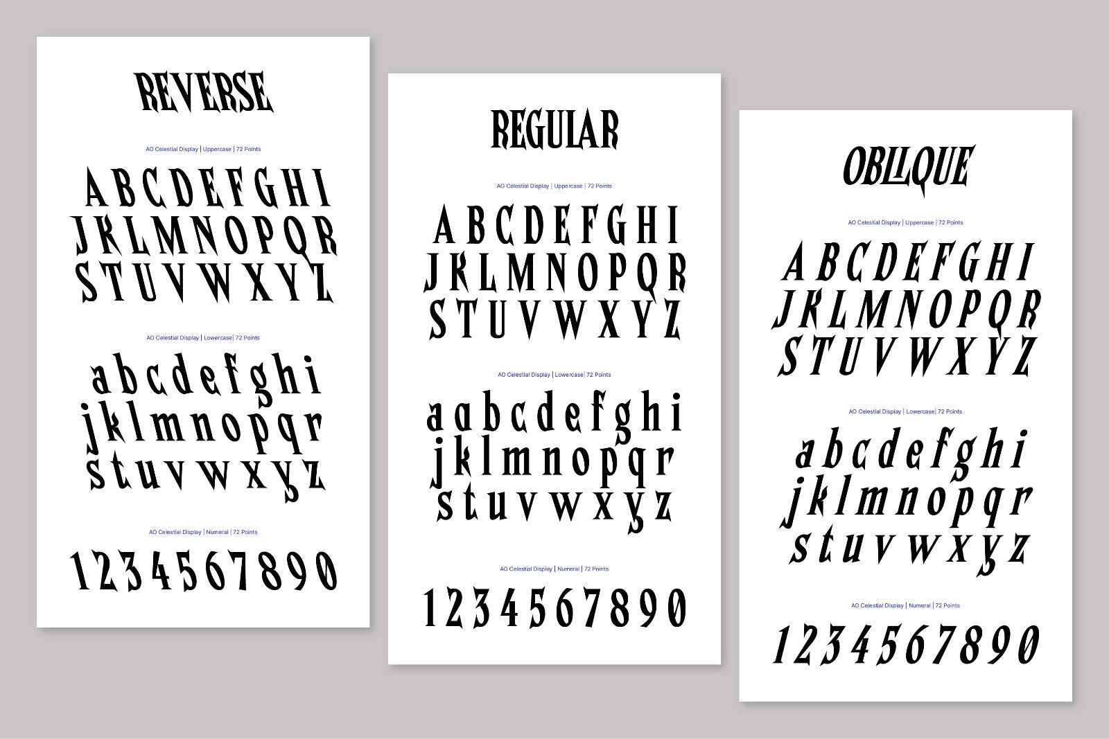 AO Celestial -  Stylish Display Font — image 4