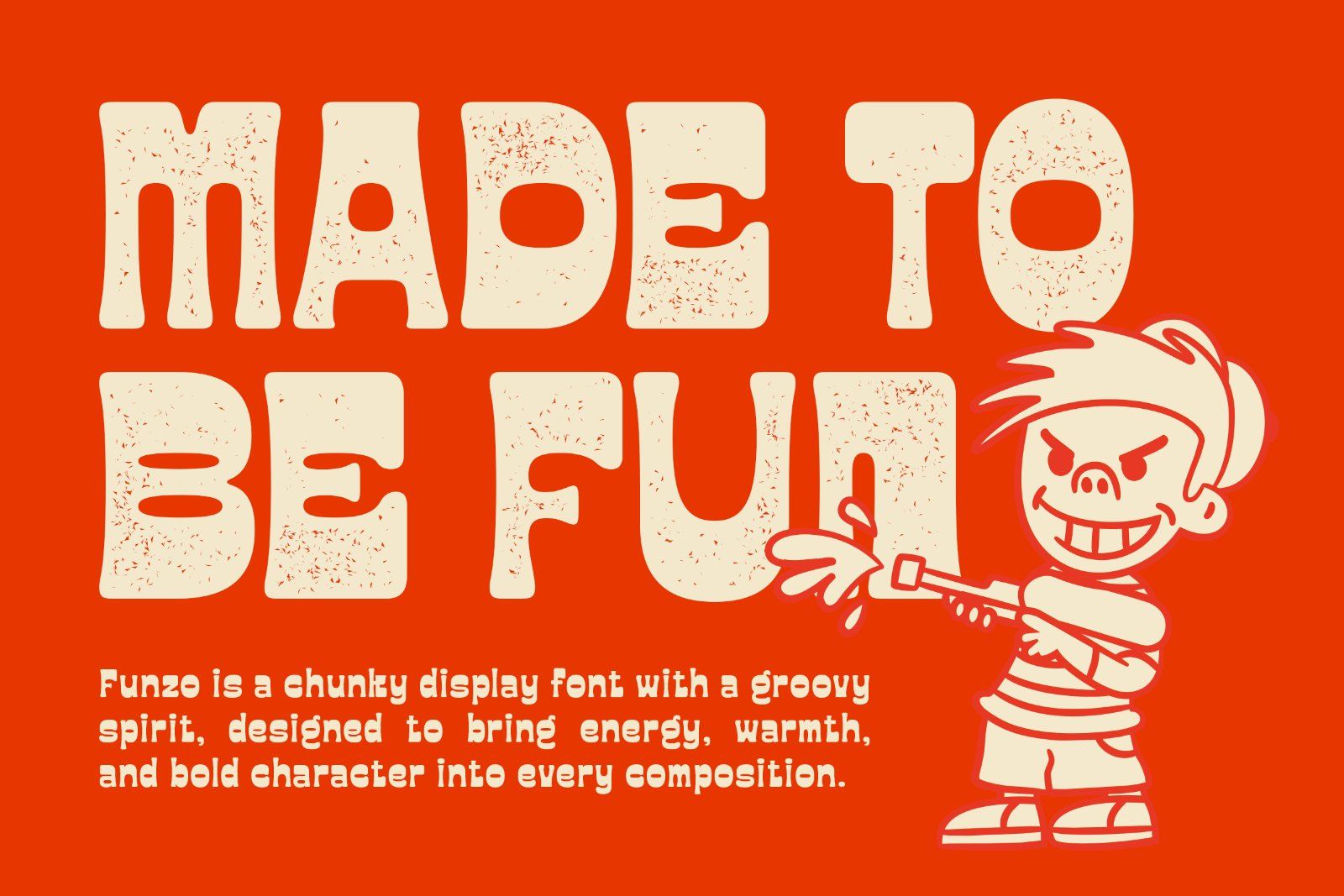 Funzo Font - Funky Bold Display — image 5