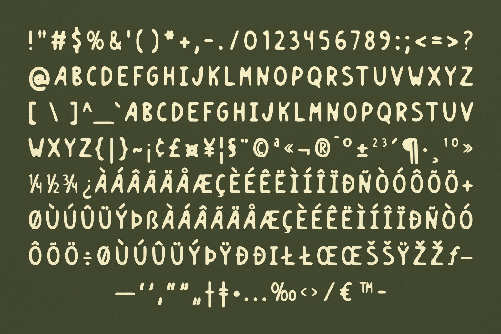 Finest Things – Soft Edged Handcrafted Font