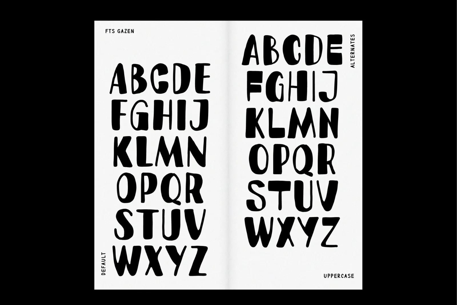 FTS Gazen - Raw Bold Display Typeface — image 4