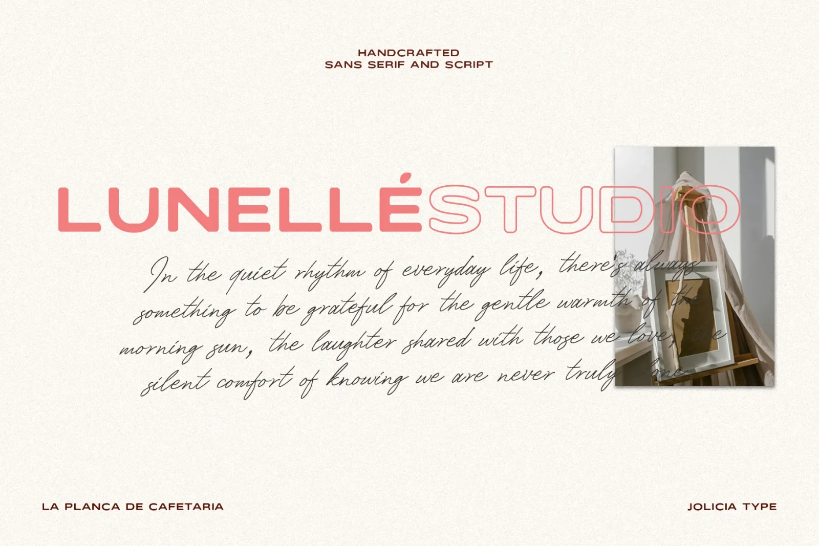 La Planca de Cafetaria | Font Duo Sans Script — image 4