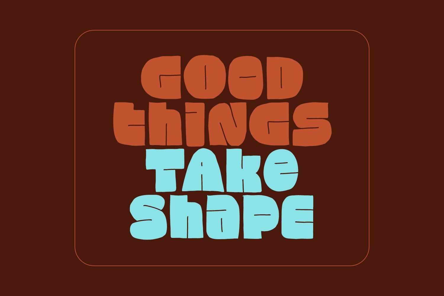 FTS Puffko - Chunky Display Typeface — image 4
