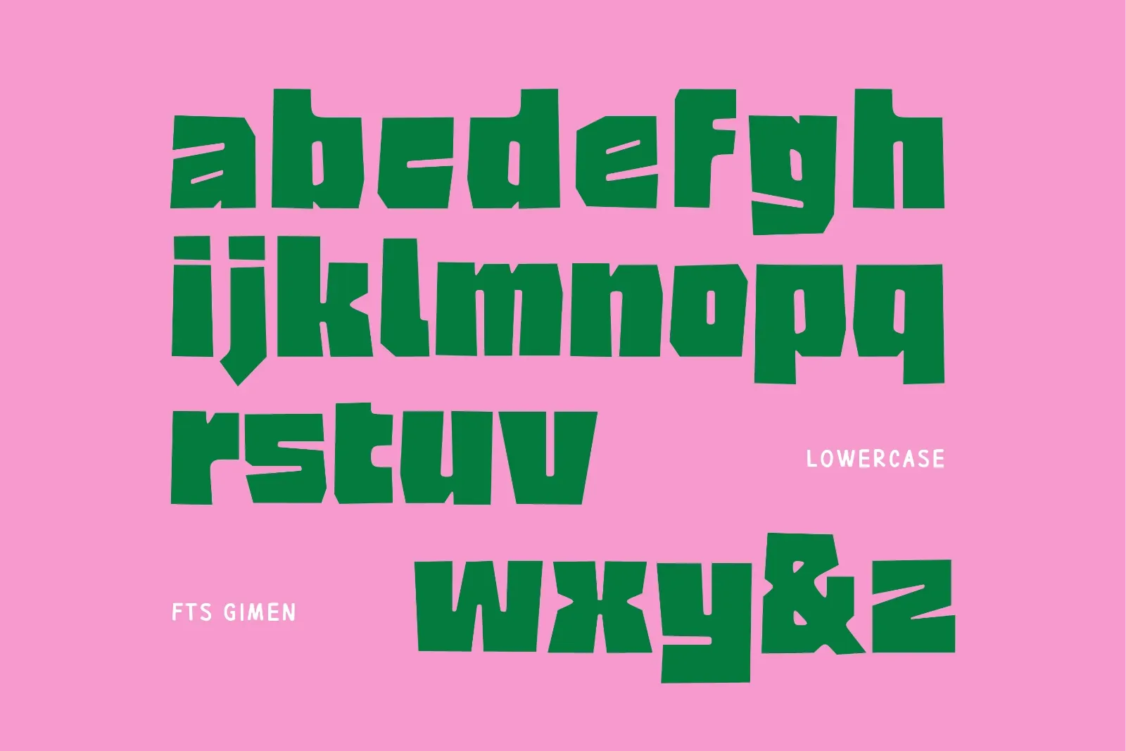 FTS Gimen - Bold Chunky Display Typeface — image 11