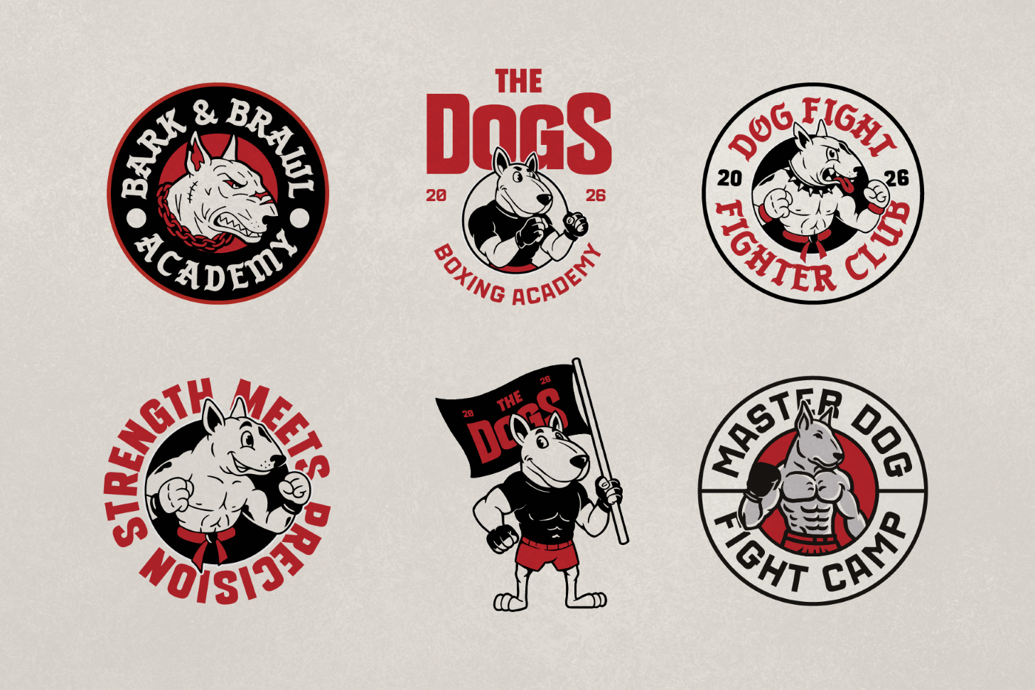 Fighter Dog Mascot — image 4