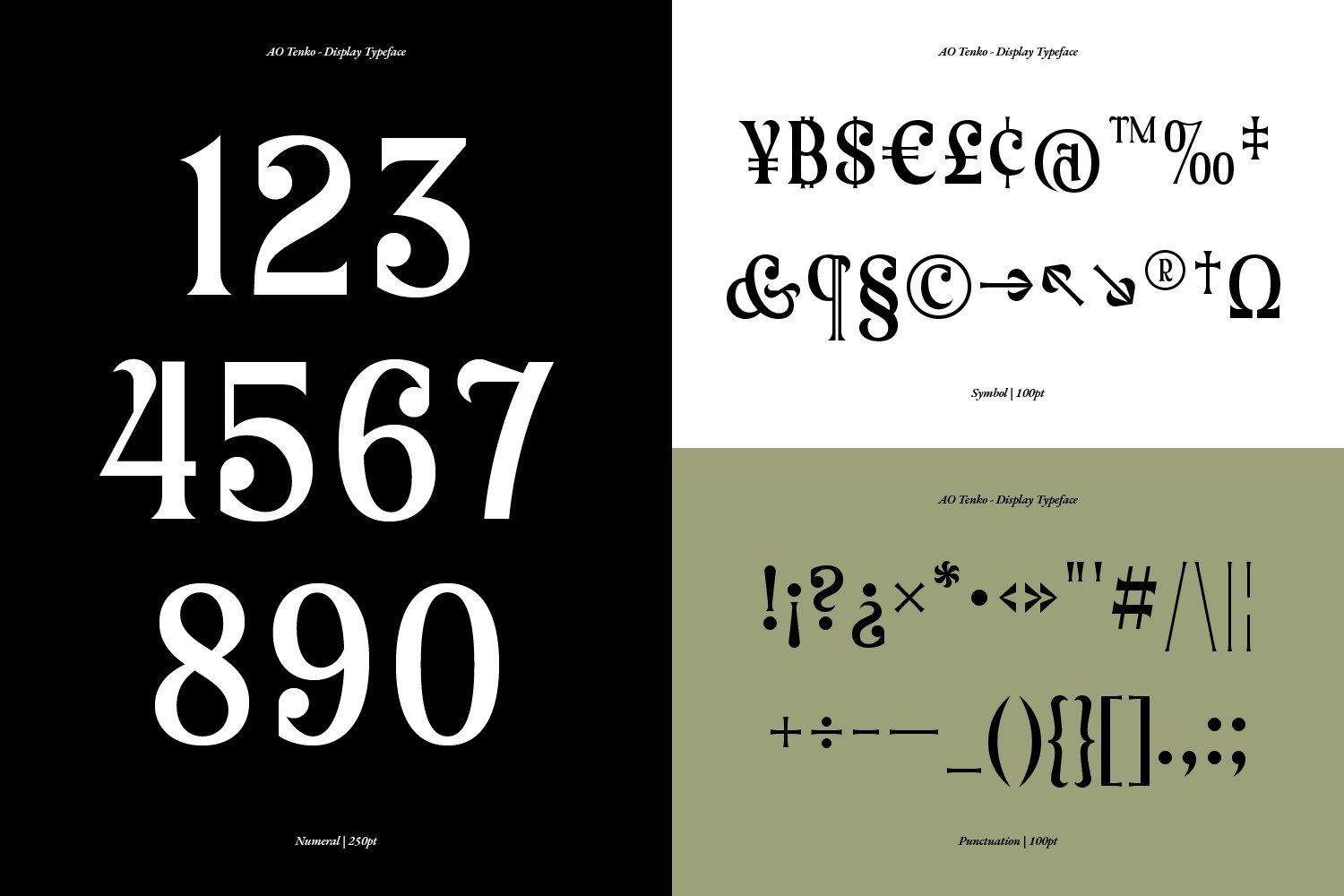 AO Tenko - Stylish Display Typeface — image 4