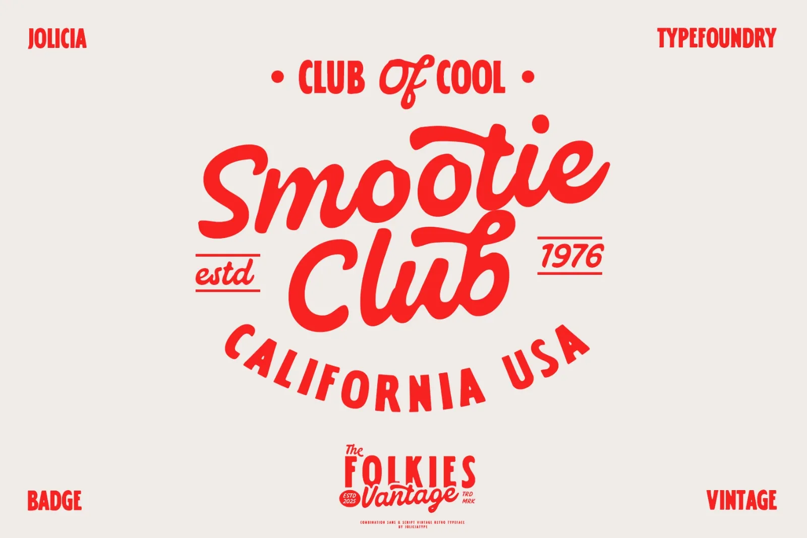 Folkies Vantage| Vintage Font Duo — image 5