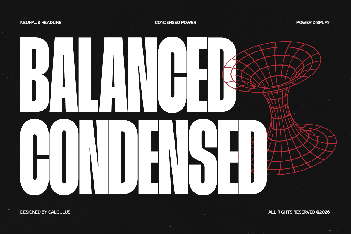 CC Neuhaus Headline — Modern Bold Condensed — image 5