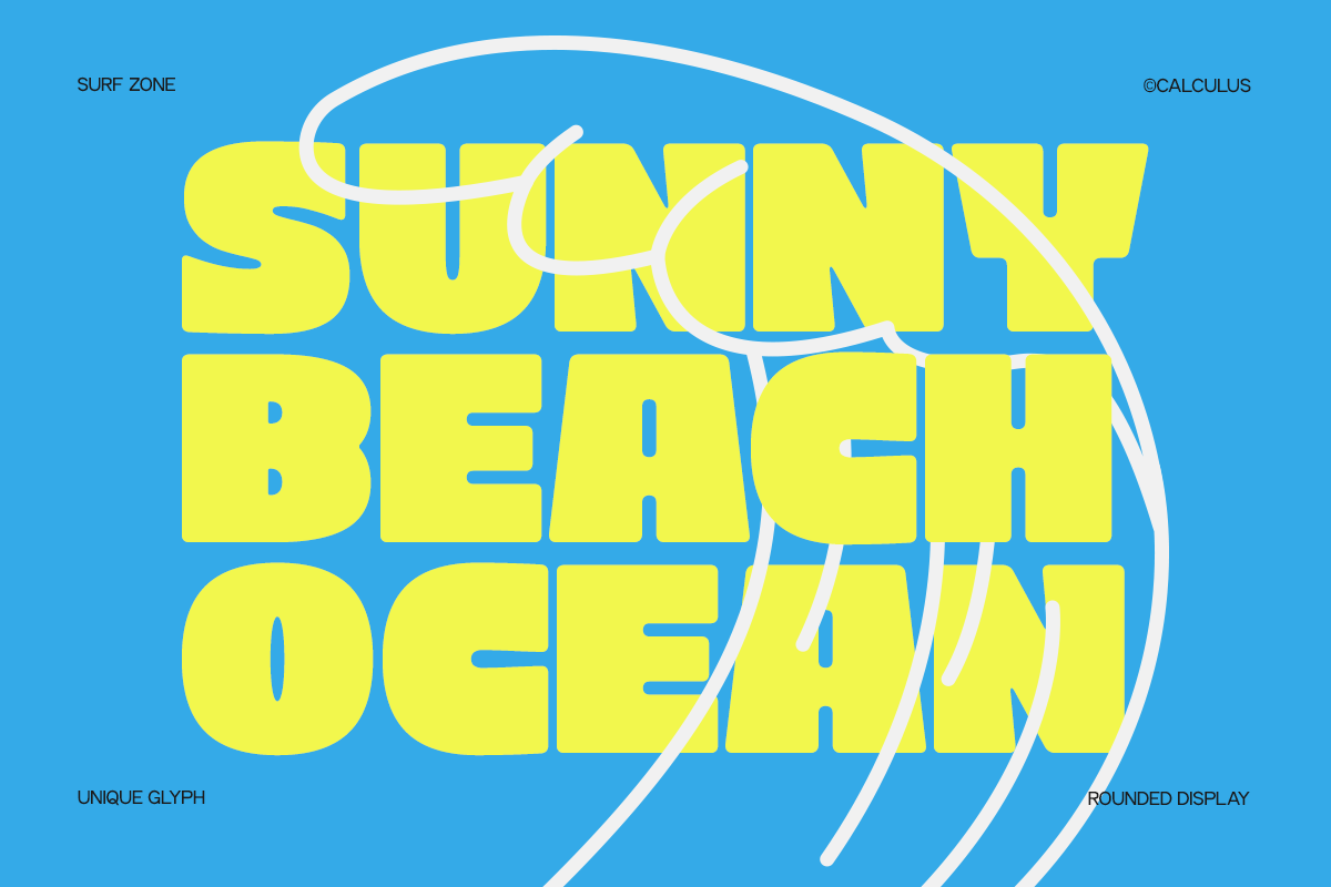 CC Surf Zone - Rounded Bold Display — image 5