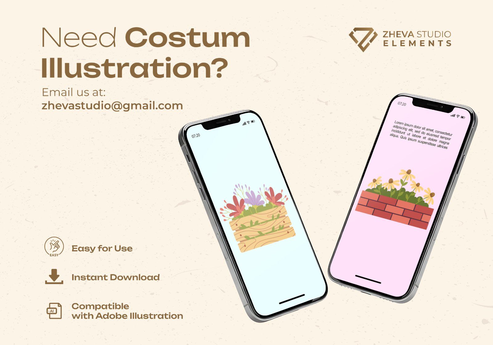 Premium Spring Flowers in Decorative Vases Vector Illustration – 12 EPS & PNG Files