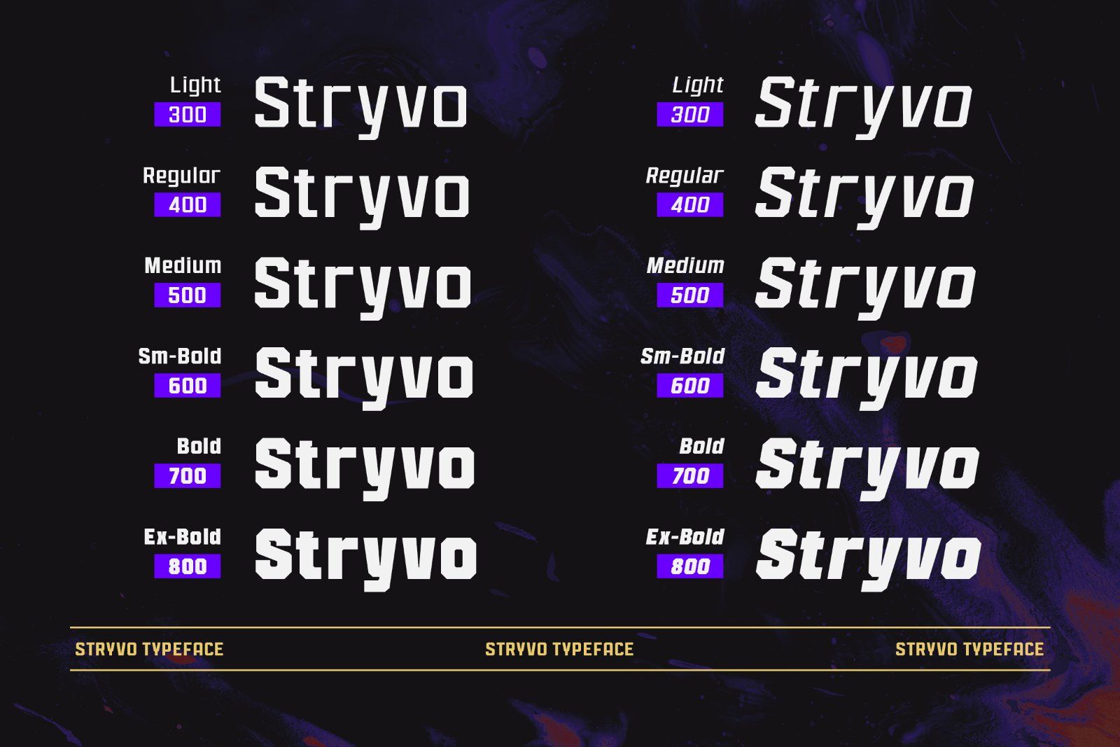 Stryvo Font Family - Sports — image 7