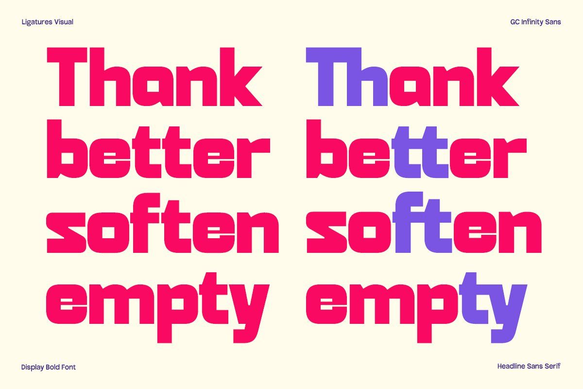 GC Infinity - Display Bold Sans — image 5
