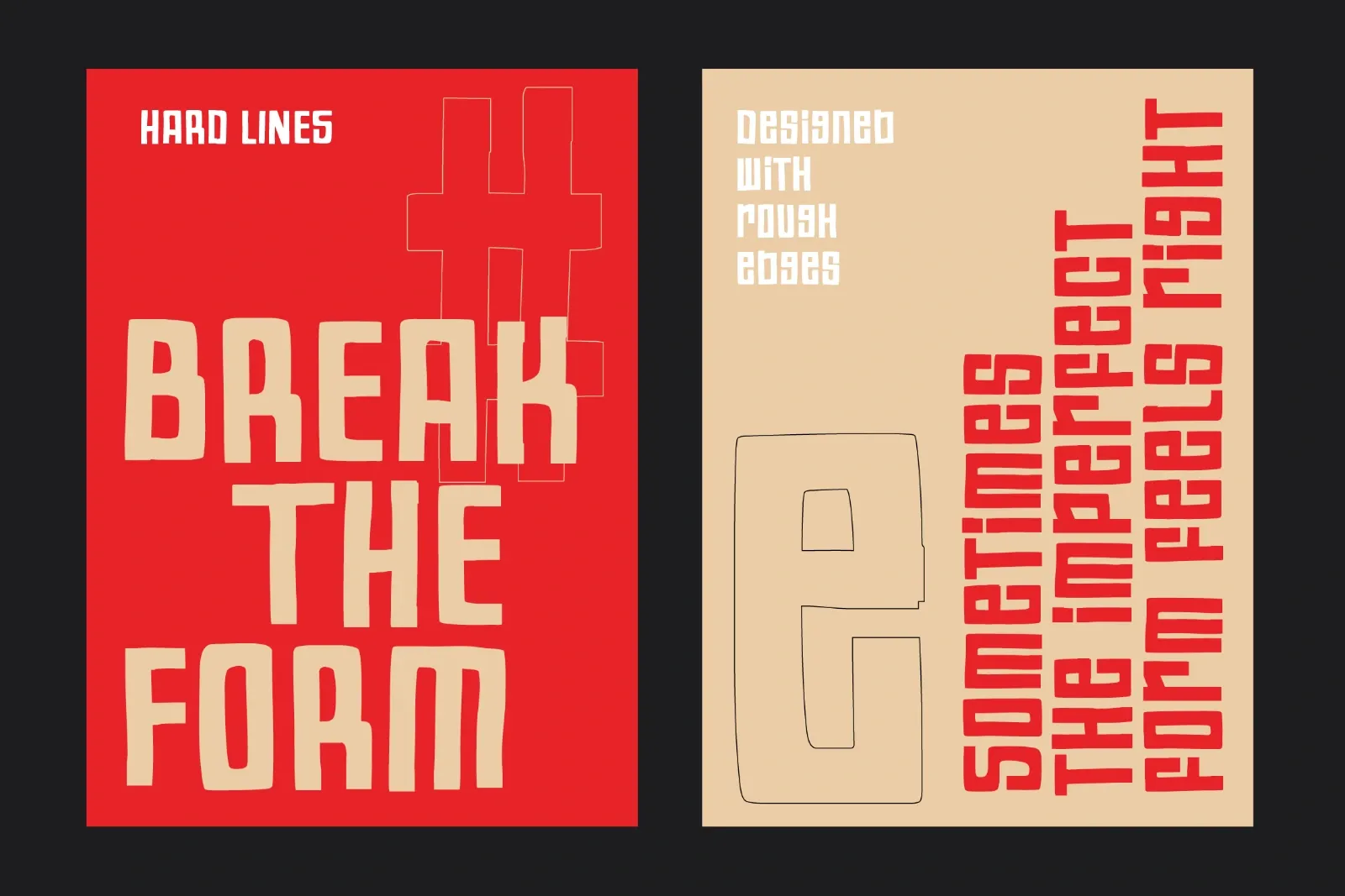 FTS Fotika - Raw Condensed Display Typeface — image 5