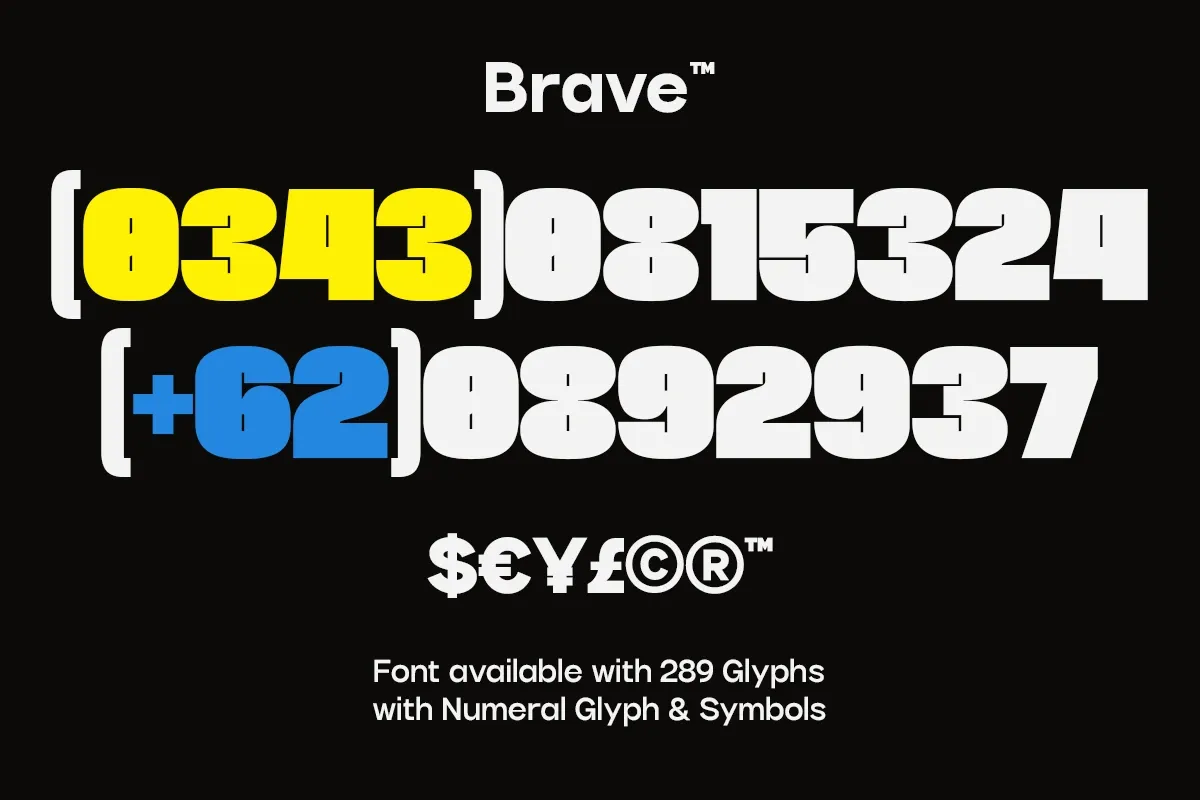 CC Brave - Bold Inktrap Display — image 5