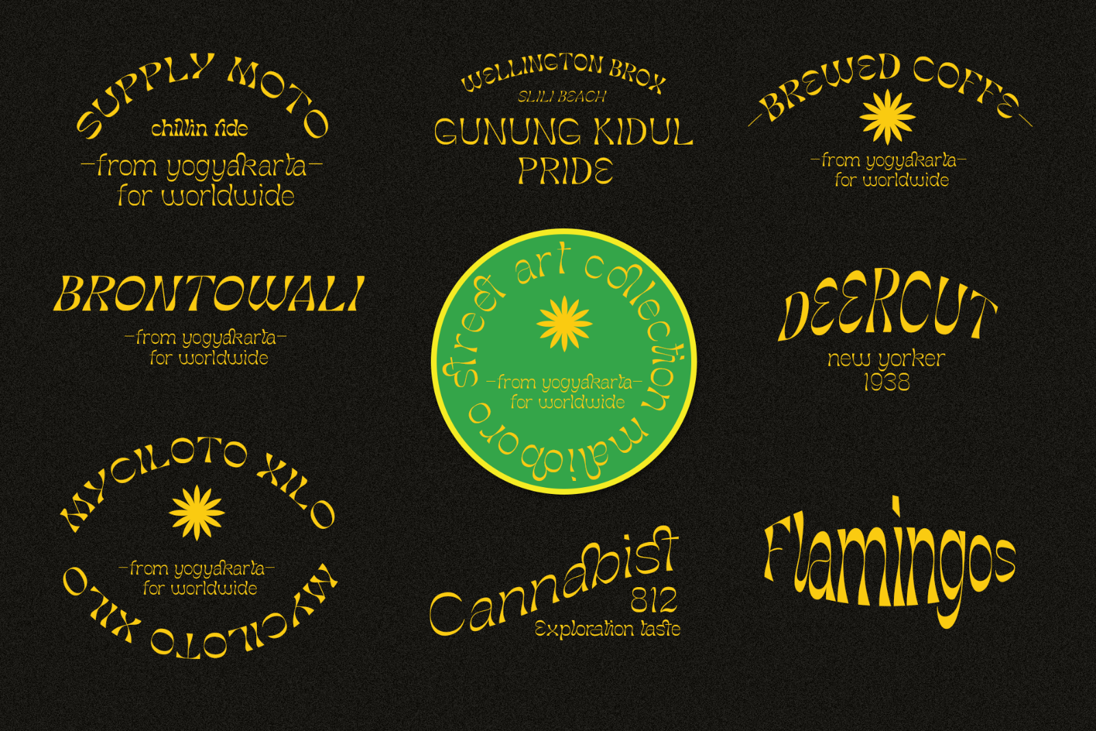 Molex Shoora | Reverse Contrast Font