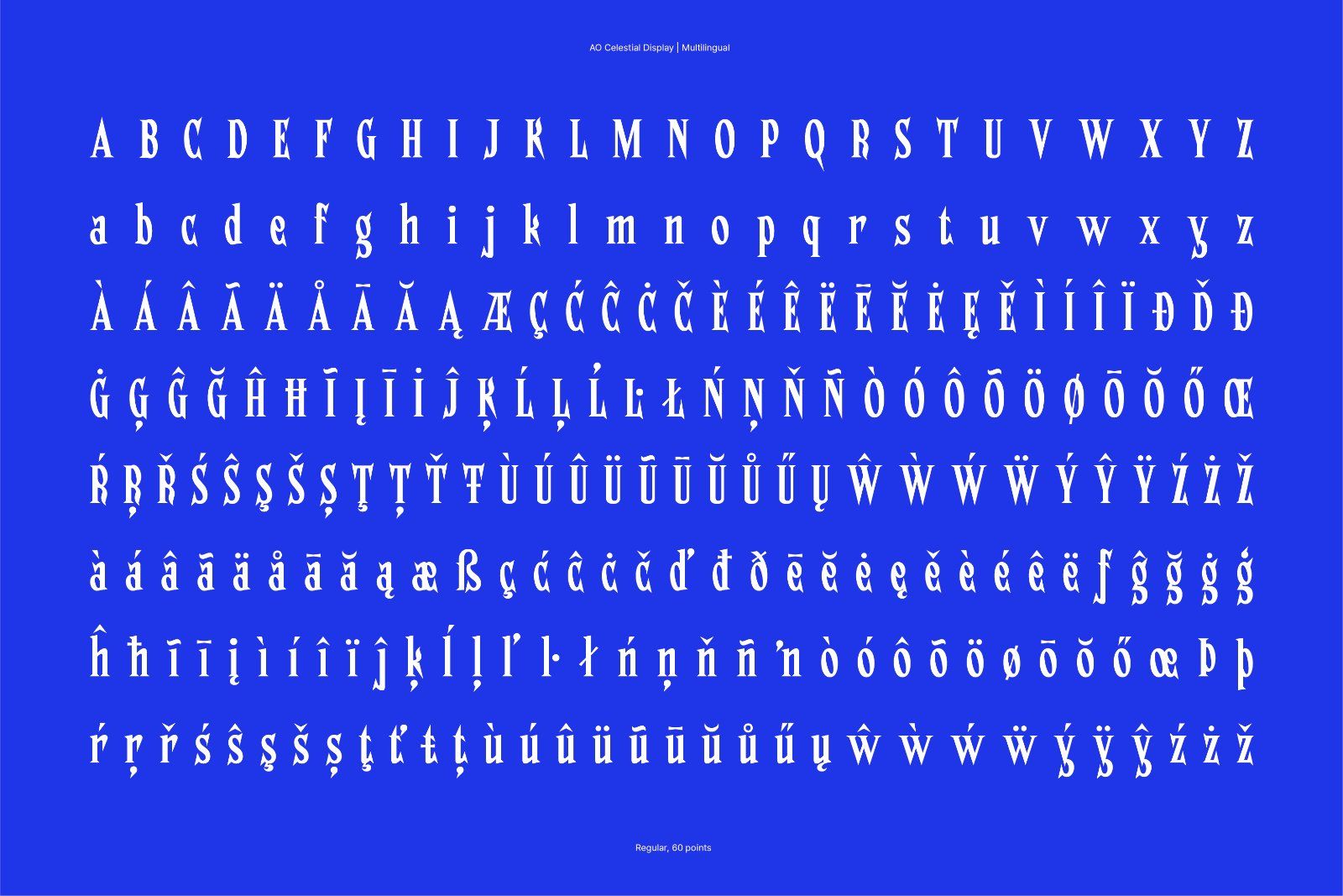 AO Celestial -  Stylish Display Font — image 6