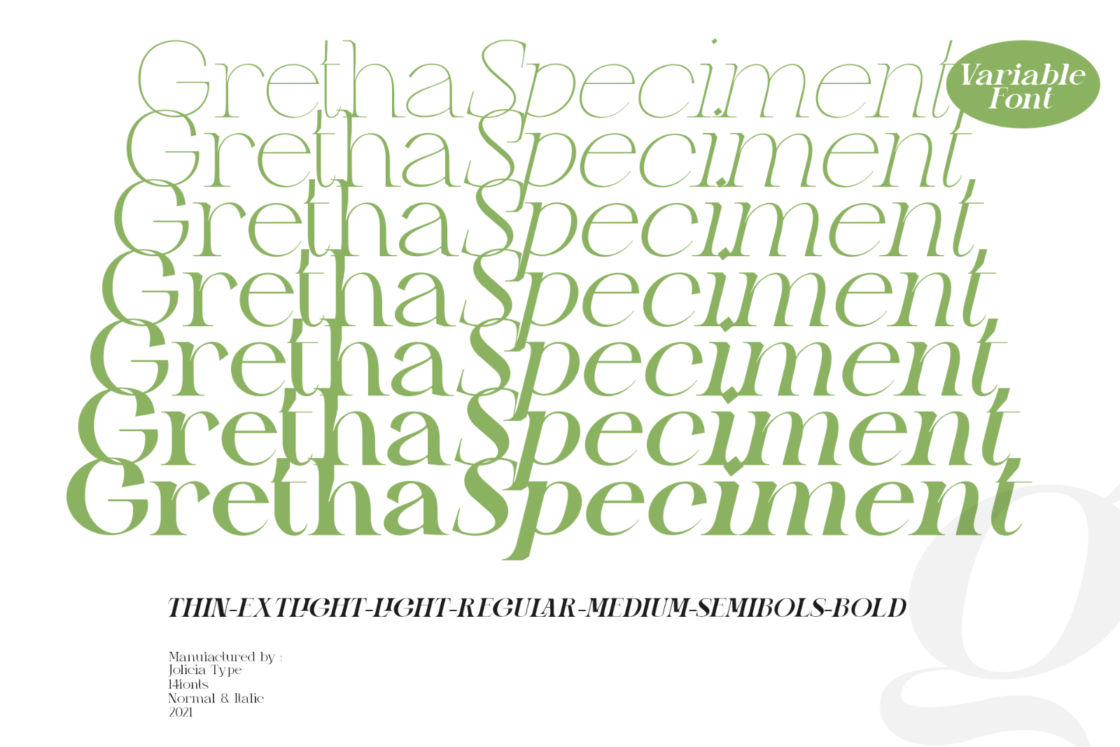 Gretha | Font Family