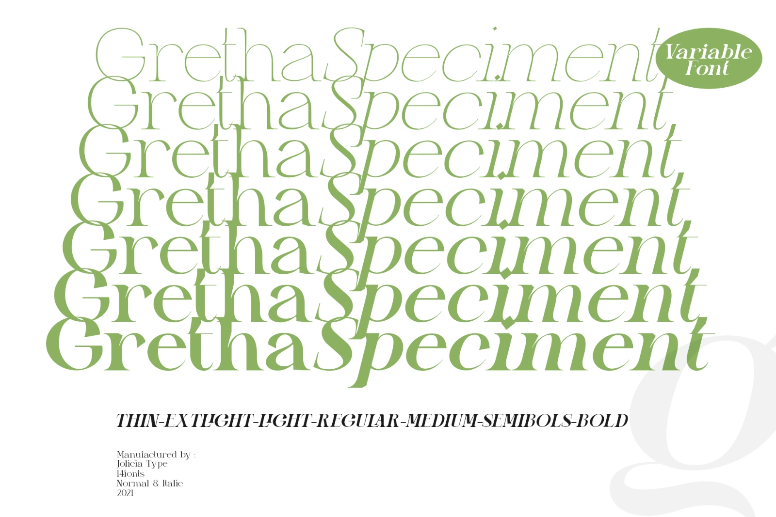 Gretha | Font Family — image 6