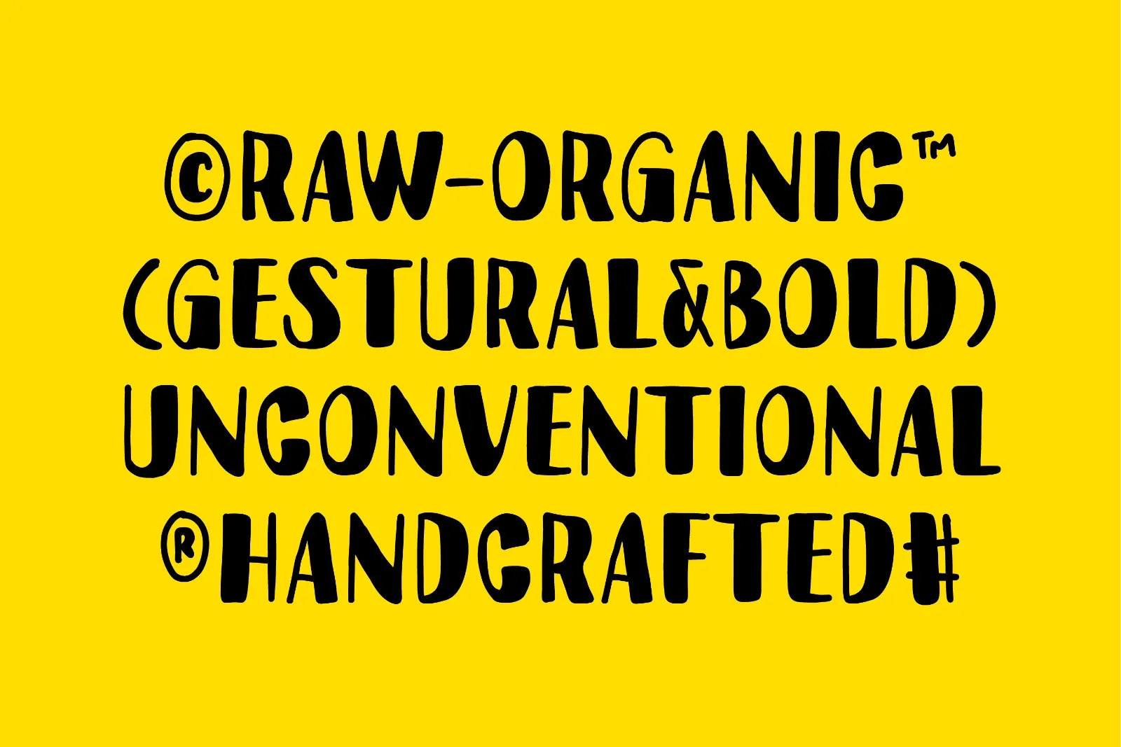 FTS Gazen - Raw Bold Display Typeface — image 6