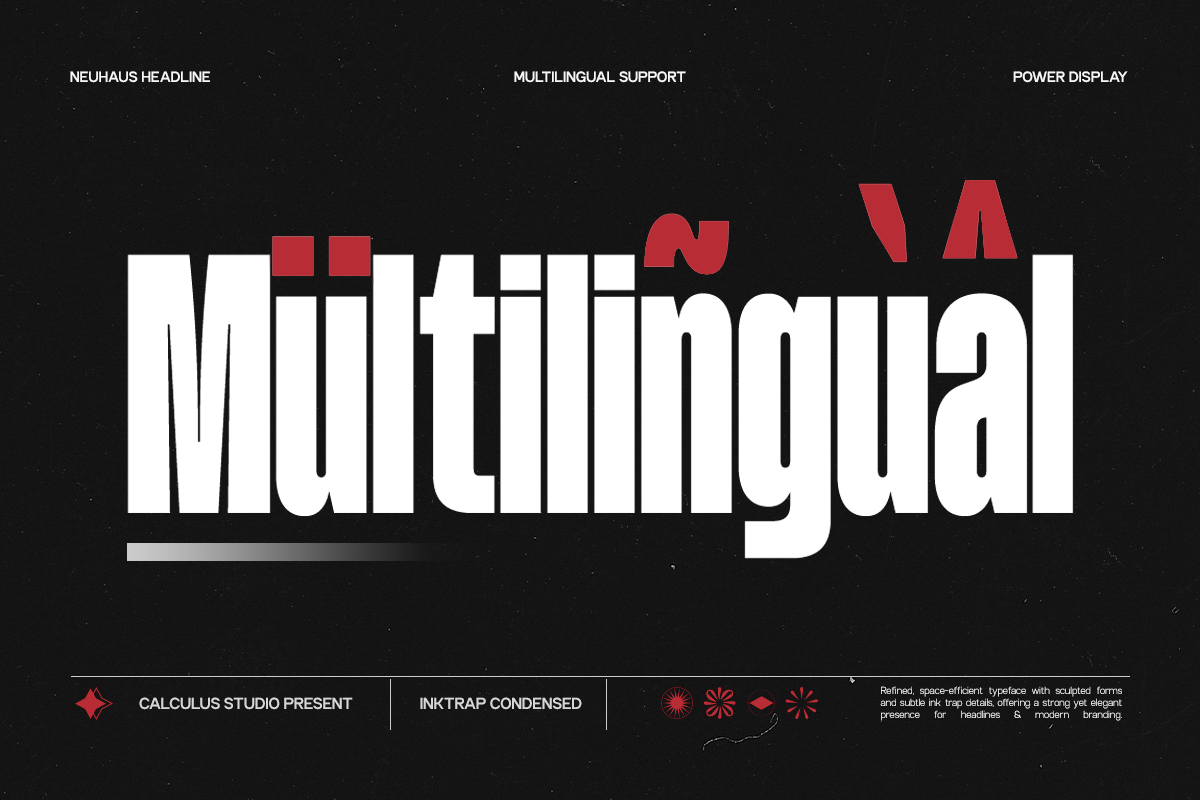 CC Neuhaus Headline — Modern Bold Condensed — image 6