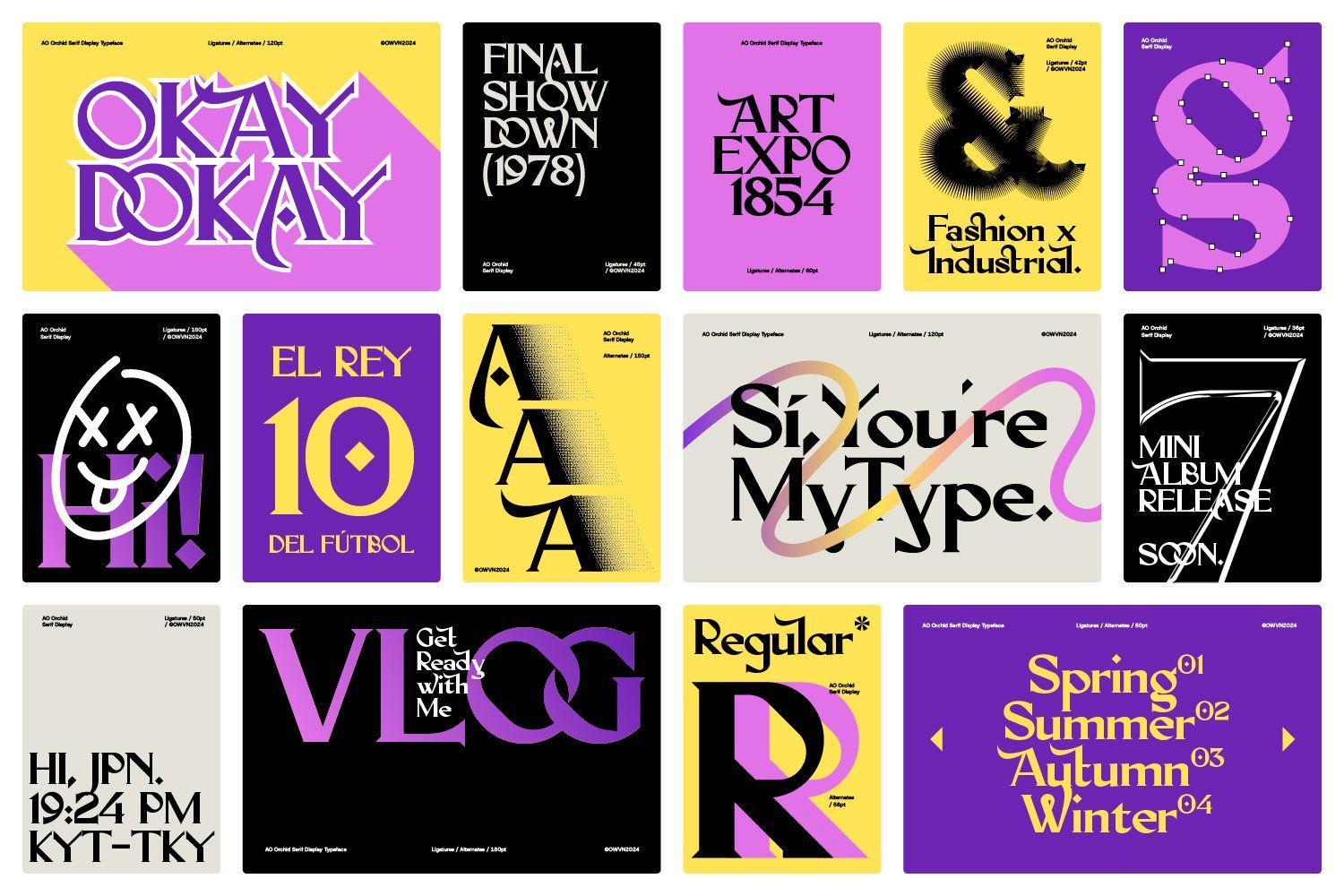 AO Orchid - Decorative Serif Typeface — image 6