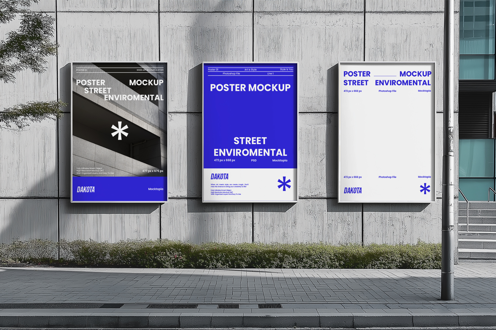 Street Environmental Poster Mockups