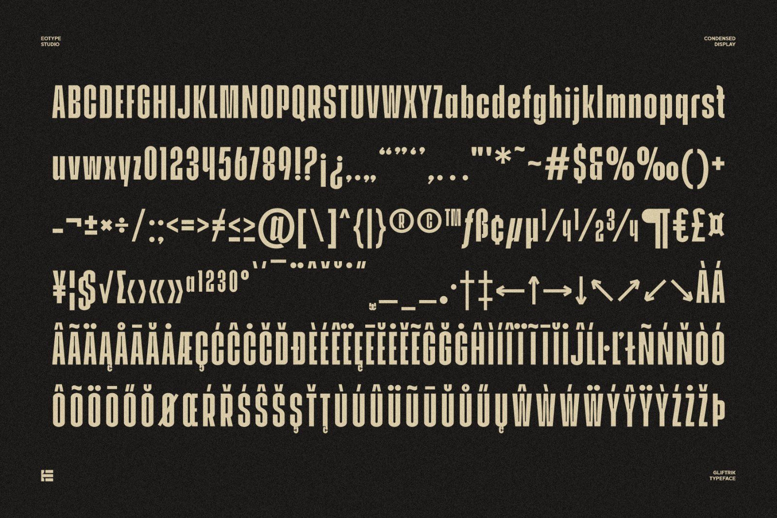 Gliftrik Font