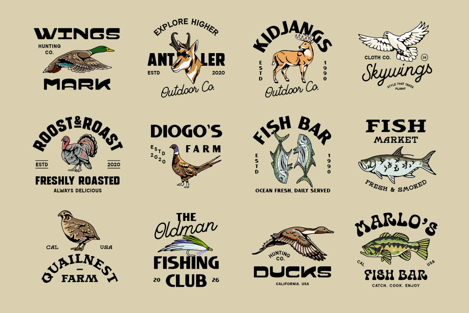 Animal Hunt Badge Collection — image 6