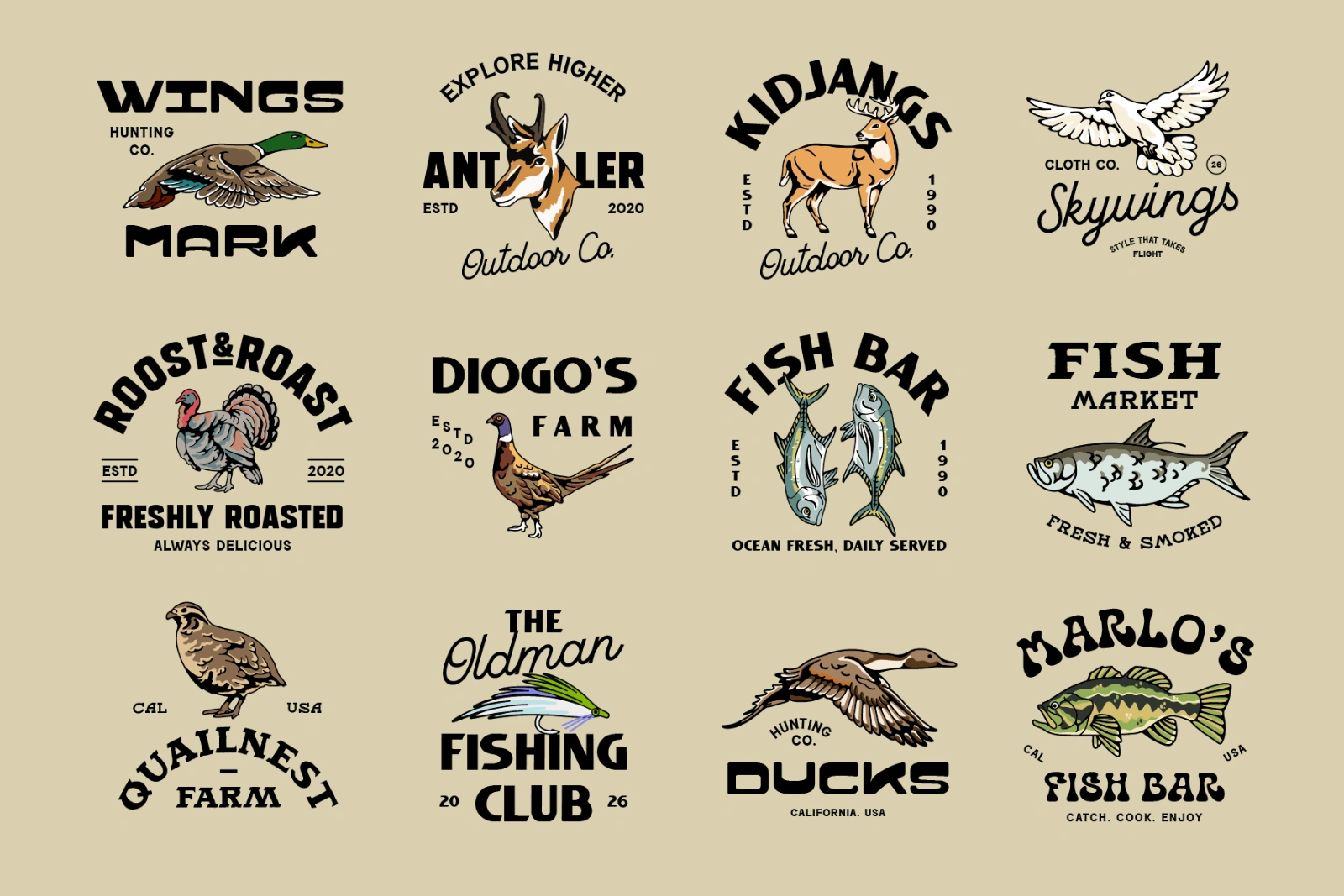 Animal Hunt Badge Collection — image 6