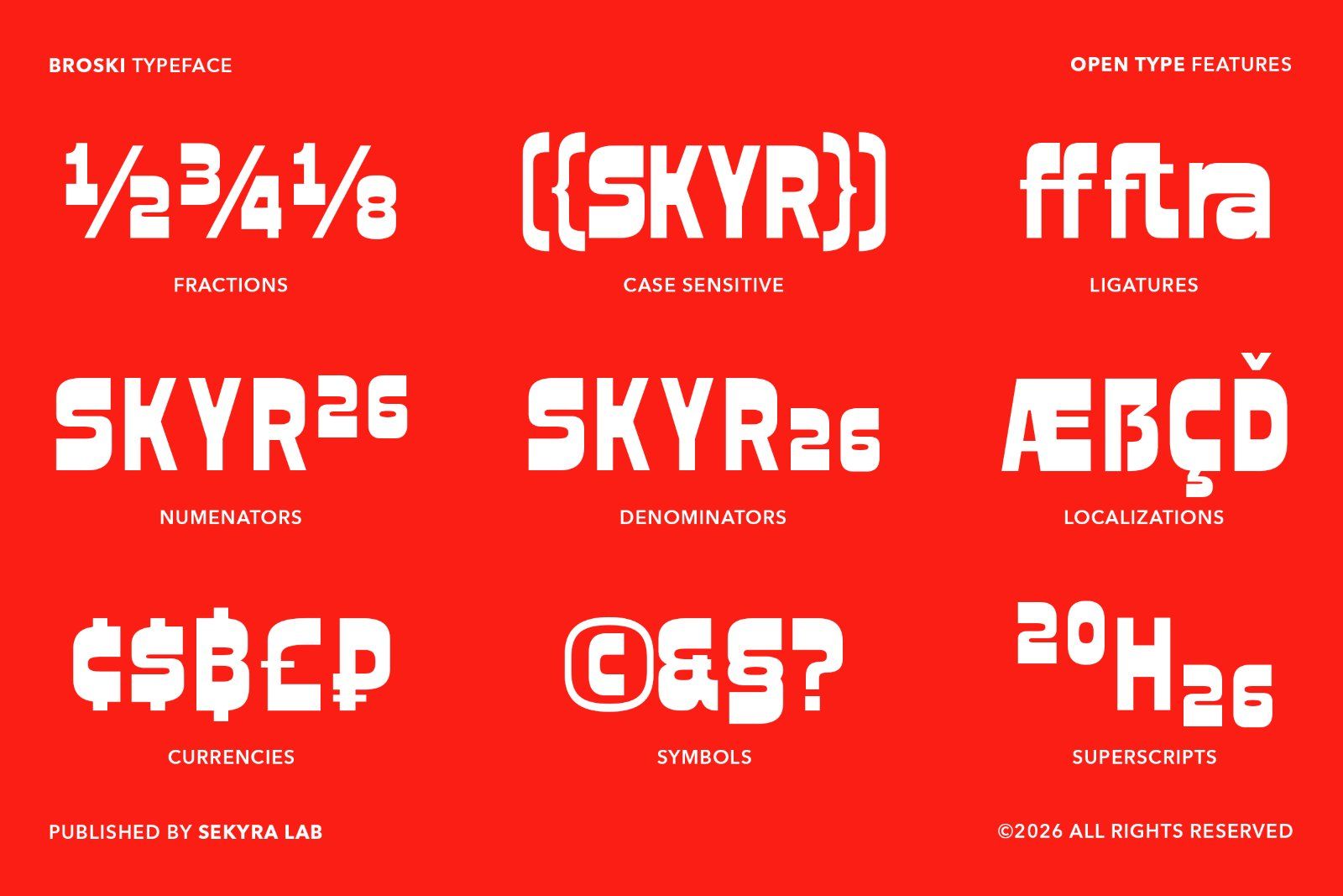 Broski Font - Reverse Contrast Display — image 5
