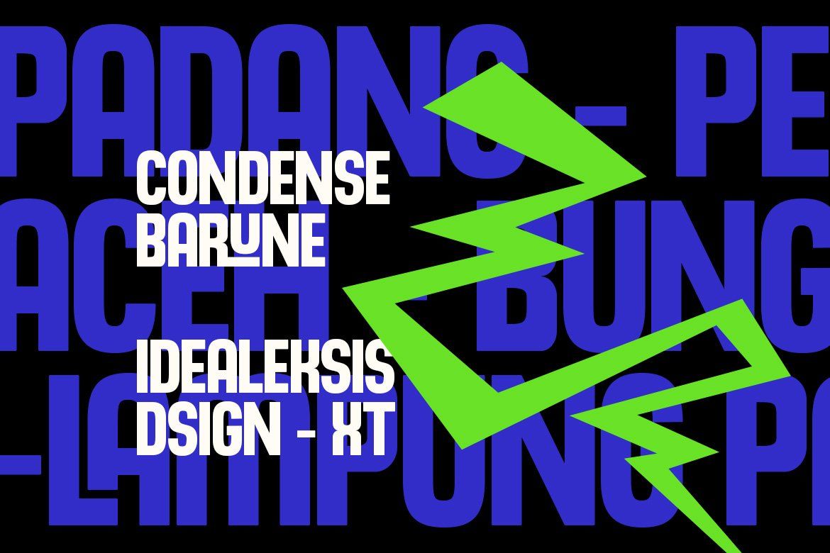 Barune - Condensed Sport Font