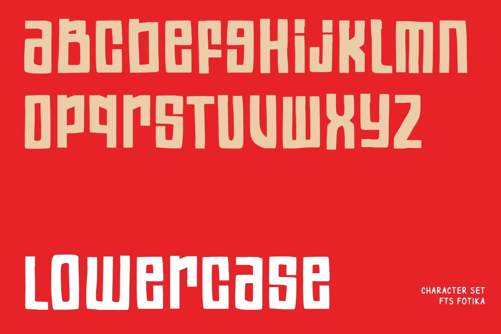 FTS Fotika - Raw Condensed Display Typeface — image 7