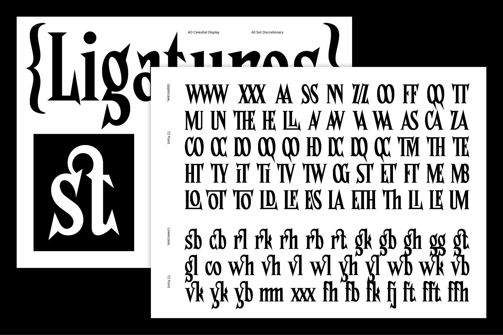 AO Celestial -  Stylish Display Font — image 7