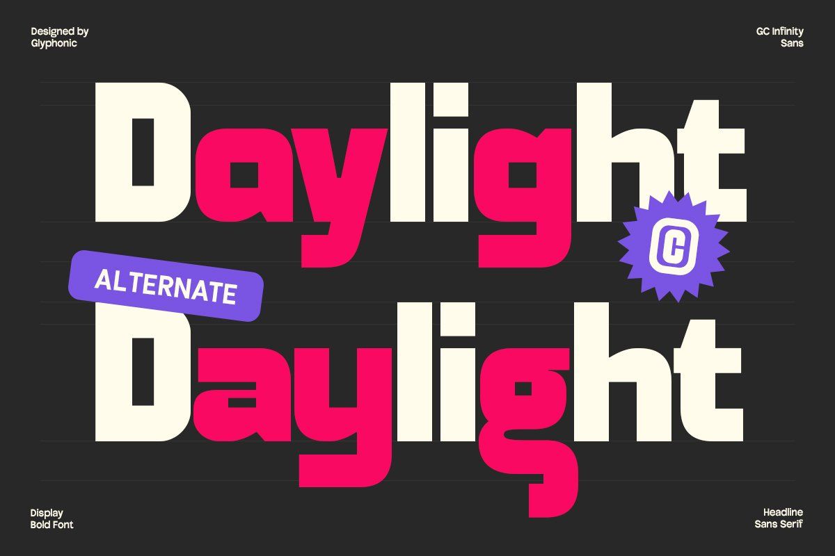 GC Infinity - Display Bold Sans — image 7