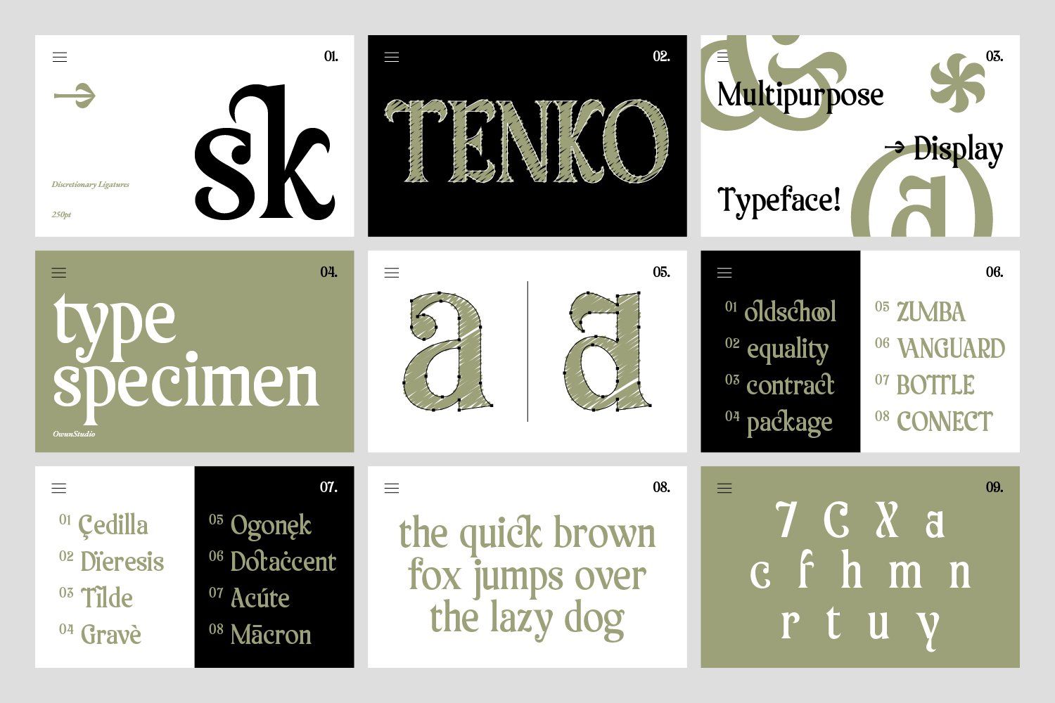 AO Tenko - Stylish Display Typeface — image 7