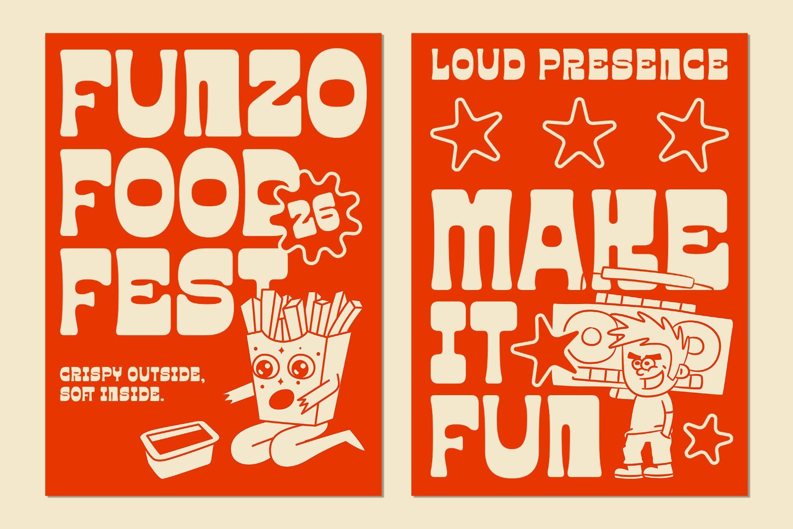 Funzo Font - Funky Bold Display — image 7
