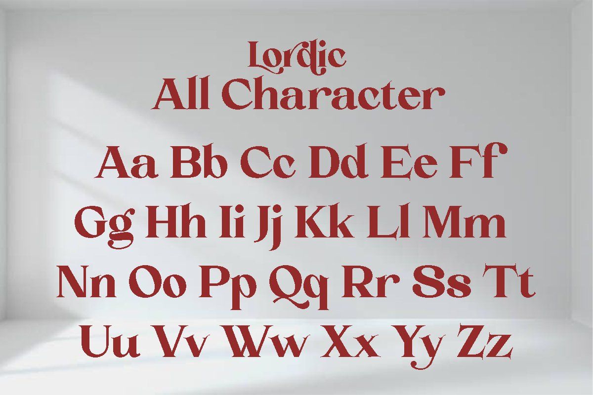 Lordic | Stylistic Retro Serif Font — image 9