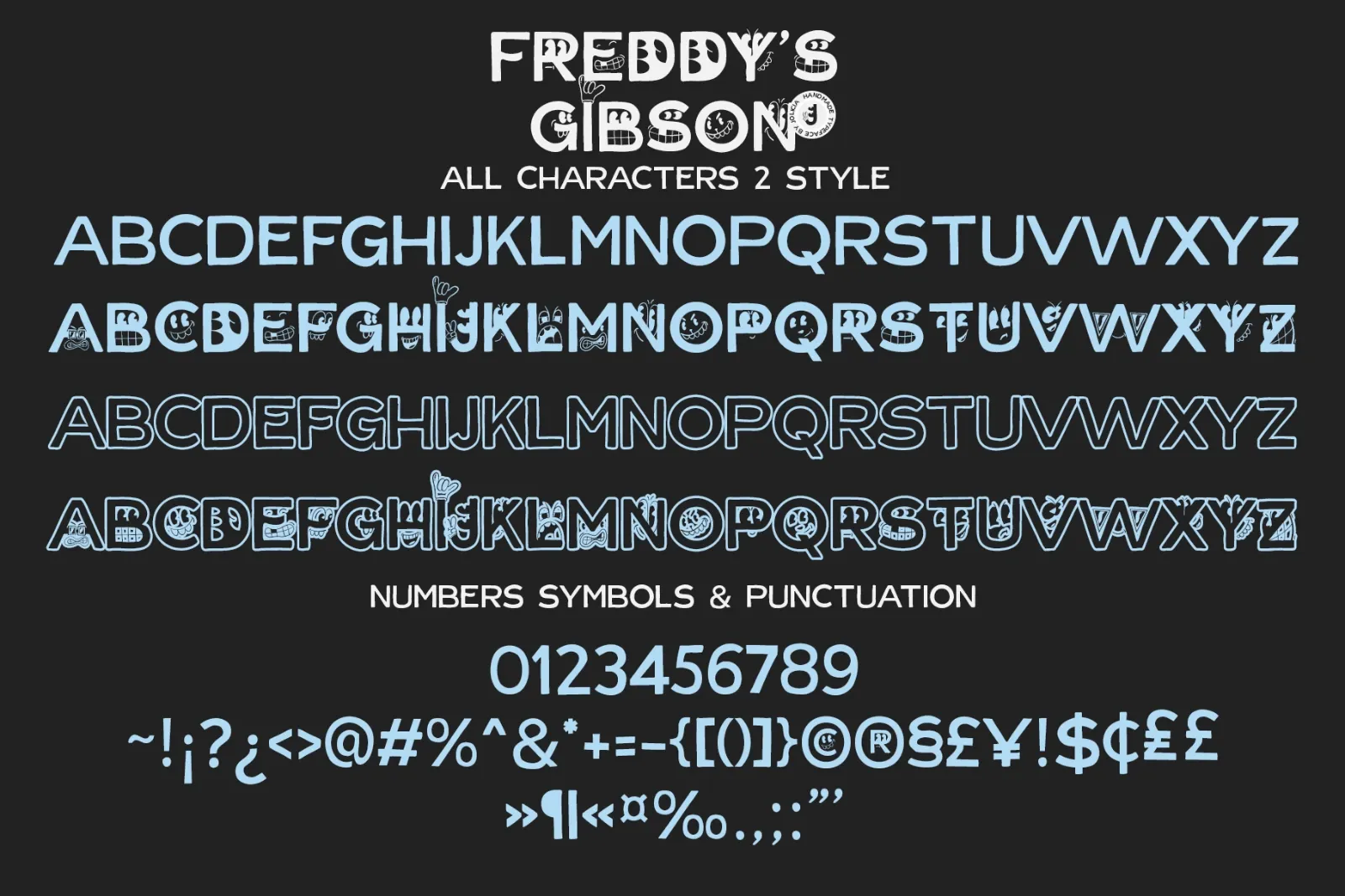 Freddy Gibson | Handmade Emoji Font — image 9