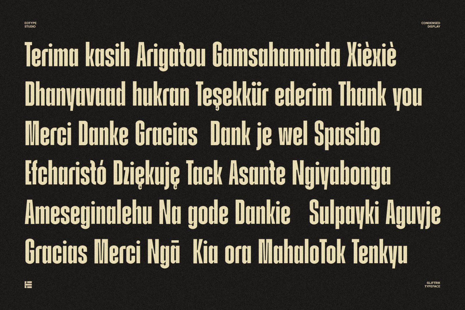 Gliftrik Font