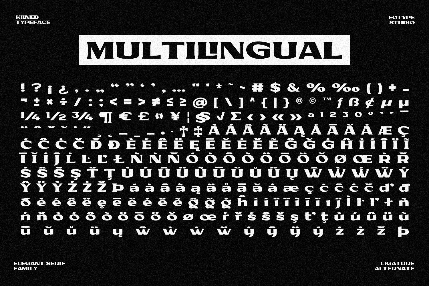 Kilned Family Font