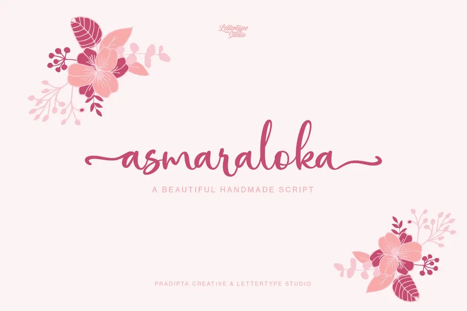 Asmaraloka a Beautiful Script