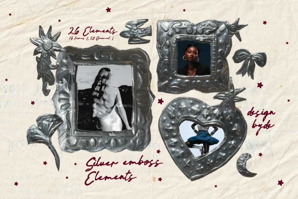 Emboss Element | Frame and Ornament