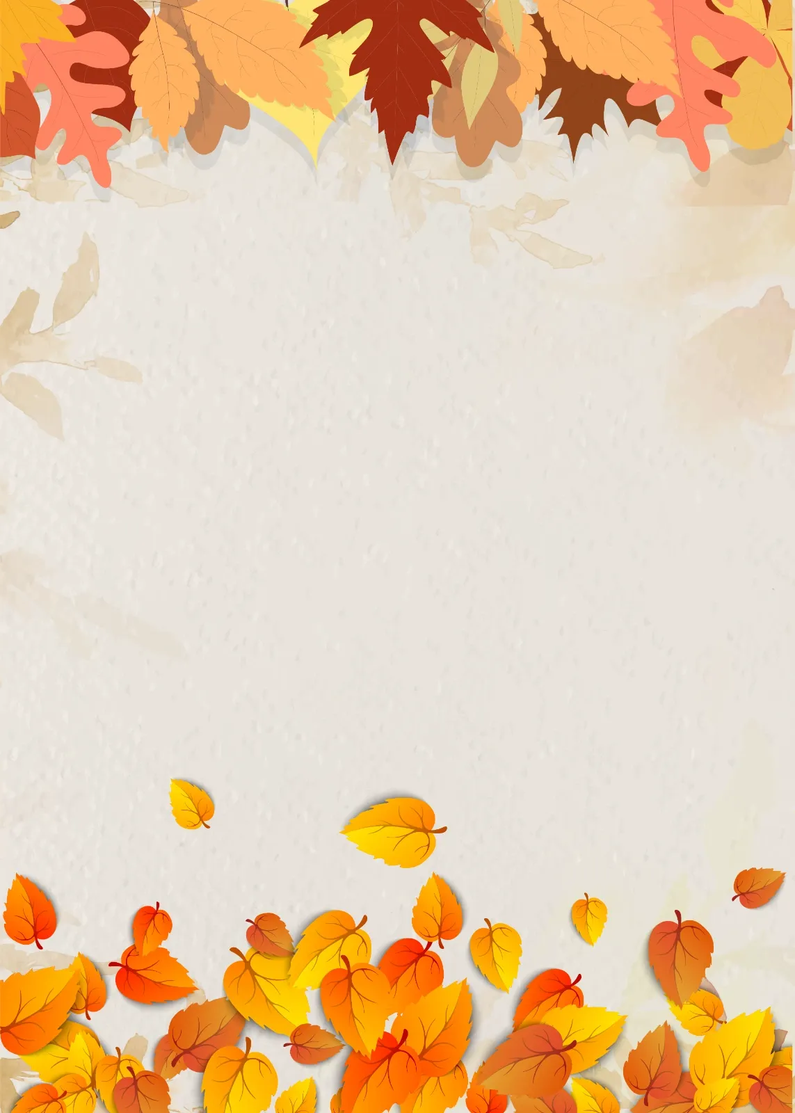 Autumn Botanical Leaf Layout Pack Design — image 2