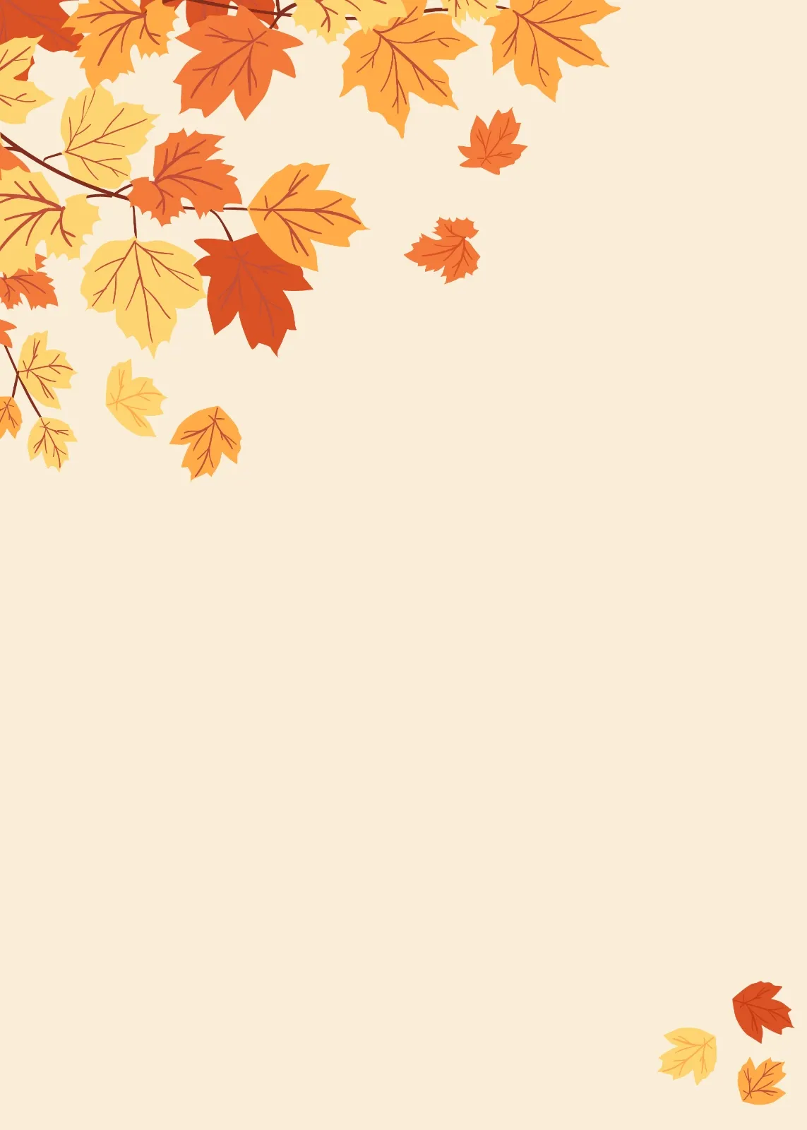 Autumn Botanical Leaf Layout Pack Design — image 3
