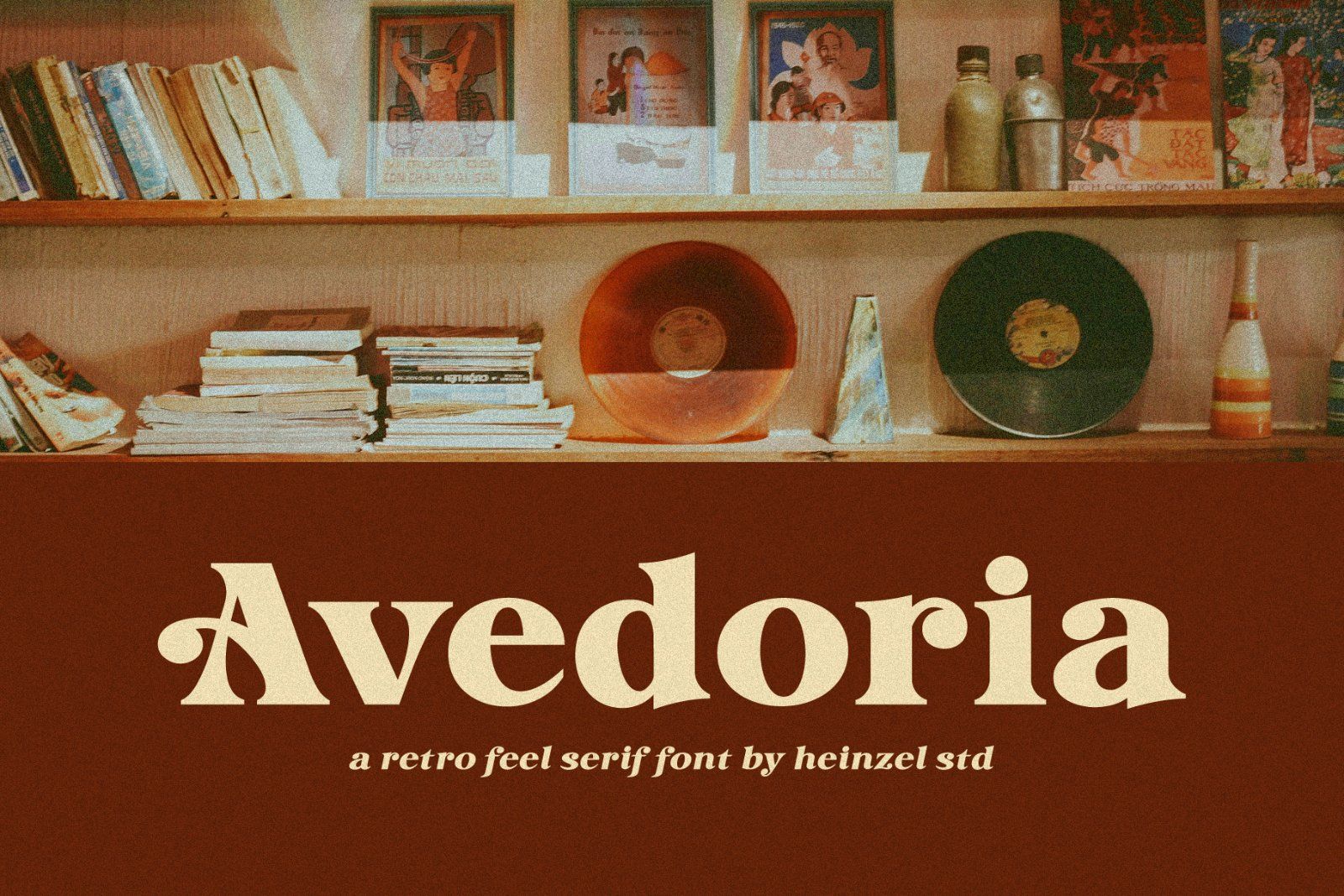 Avedoria Bold Retro Serif Font — image 1